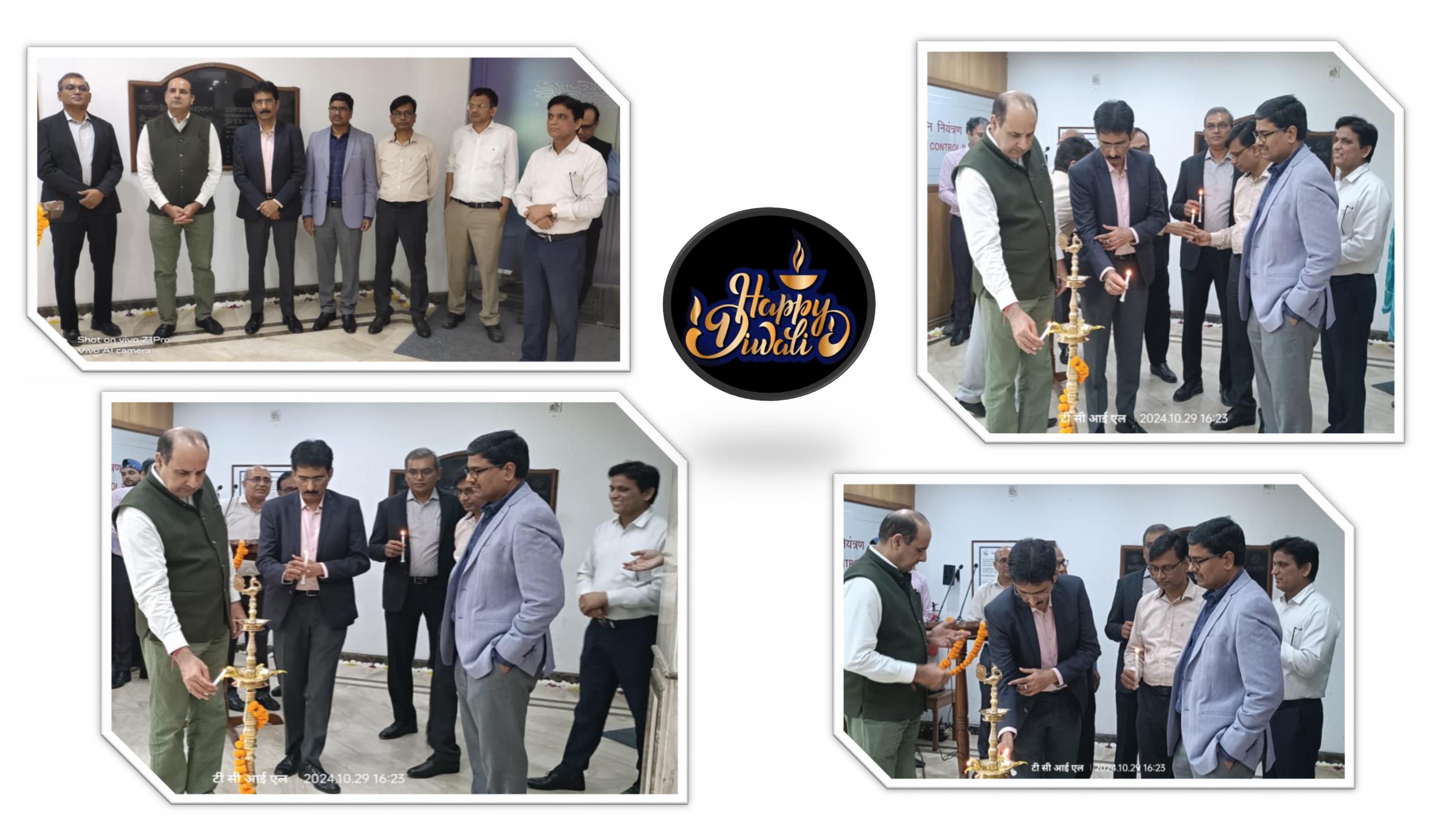 Diwali Milan organized in TCIL Bhawan on 29th October, 2024